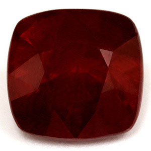 Ruby Cushion 4.04 carat Red Photo