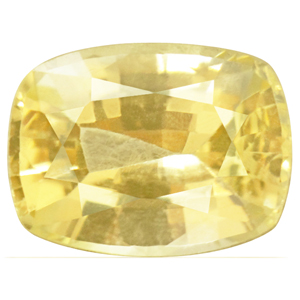Sapphire Cushion 0.93 carat Yellow Photo
