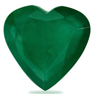 7.80 carat Heart Emerald - Gemstone Thumbnail