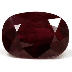 Ruby Cushion 4.03 carat Red Photo