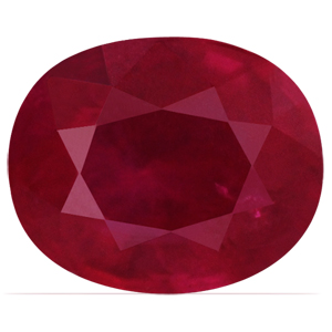 Ruby Oval 0.93 carat Red Photo