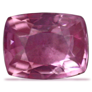 Sapphire Cushion 0.84 carat Orange Pink Photo