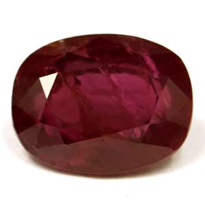 Ruby Cushion 3.96 carat Red Photo