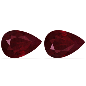 1.00 carat Pear Ruby - Gemstone Thumbnail