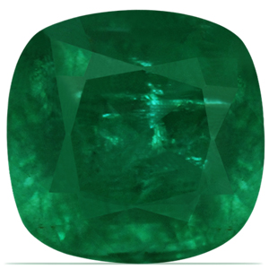 Emerald Cushion 3.41 carat Green Photo