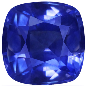 Sapphire Cushion 0.88 carat Blue Photo