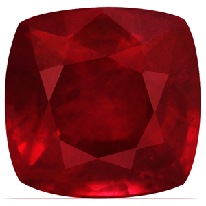 Ruby Cushion 3.49 carat Red Photo