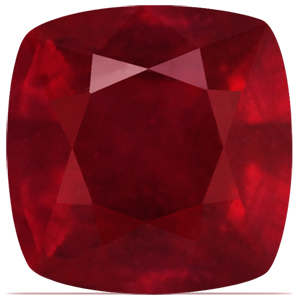 Ruby Cushion 3.47 carat Red Photo
