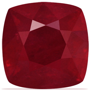 Ruby Cushion 3.56 carat Red Photo