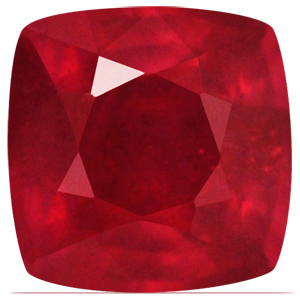 Ruby Cushion 3.54 carat Red Photo