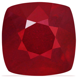 Ruby Cushion 3.77 carat Red Photo