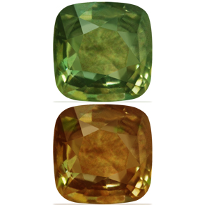 Alexandrite Cushion 0.68 carat Green Photo