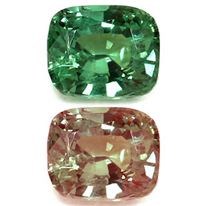Alexandrite Cushion 0.59 carat Green Photo
