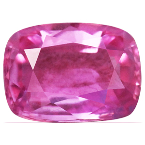Sapphire Cushion 0.88 carat Pink Photo