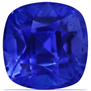 Sapphire Cushion 0.73 carat Blue Photo