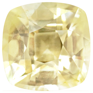 Sapphire Cushion 1.02 carat Yellow Photo