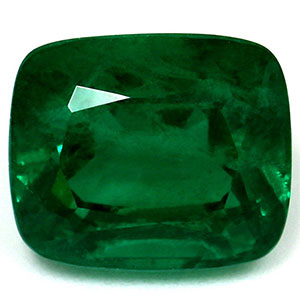Emerald Cushion 3.04 carat Green Photo