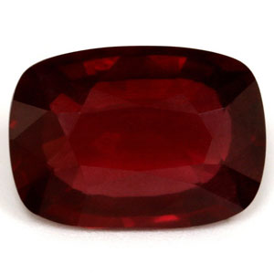 Ruby Cushion 3.29 carat Red Photo