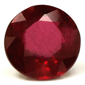 Ruby Round 0.56 carat Red Photo