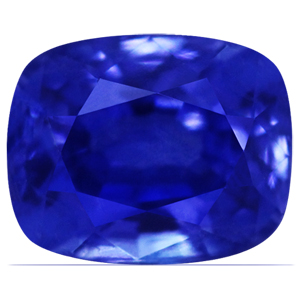 Sapphire Cushion 0.87 carat Blue Photo