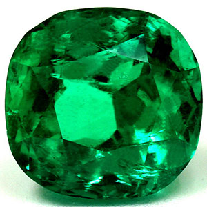 Emerald Cushion 3.01 carat Green Photo