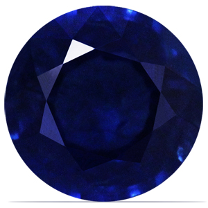 Sapphire Round 0.73 carat Blue Photo