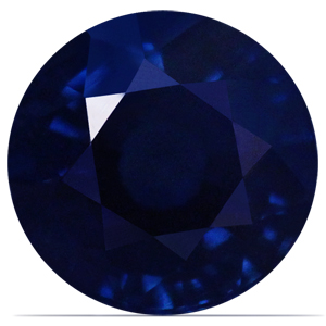 Sapphire Round 0.82 carat Blue Photo