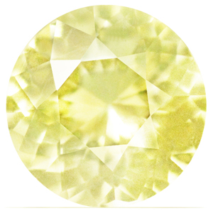 Sapphire Round 0.69 carat Yellow Photo