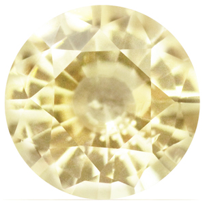 Sapphire Round 0.92 carat Yellow Photo
