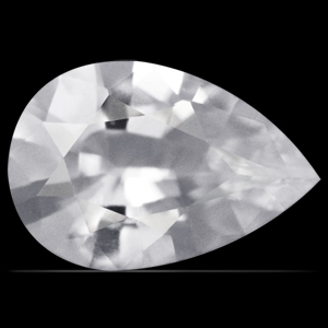 Sapphire Pear 0.59 carat White Photo
