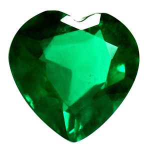 1.14 carat Heart Emerald - Gemstone Thumbnail