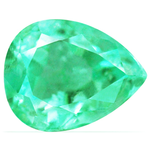 Emerald Pear 0.78 carat Green Photo