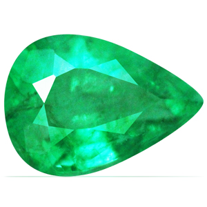 Emerald Pear 0.68 carat Green Photo