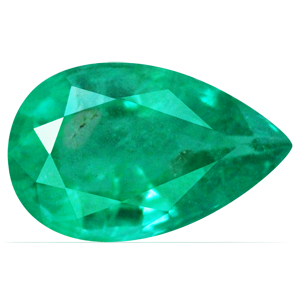 Emerald Pear 0.72 carat Green Photo