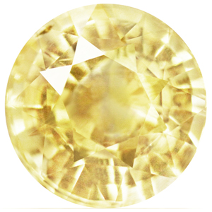 Sapphire Round 1.09 carat Yellow Photo