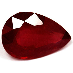 12.18 carat Pear Ruby - Gemstone Thumbnail
