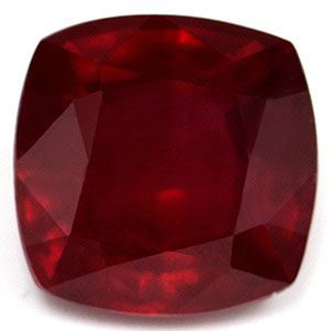 Ruby Cushion 4.68 carat Red Photo
