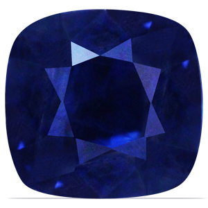 Sapphire Cushion 1.03 carat Blue Photo