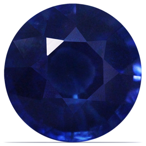 Sapphire Round 0.59 carat Blue Photo