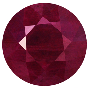 1.25 carat Round Ruby - Gemstone Thumbnail