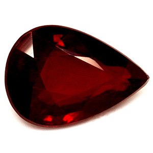 Ruby Pear 0.71 carat Red Photo