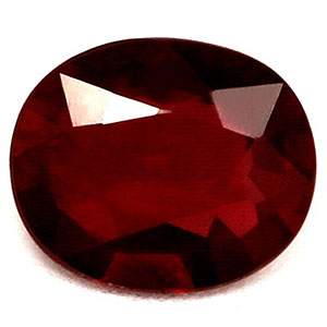 Ruby Oval 0.59 carat Red Photo