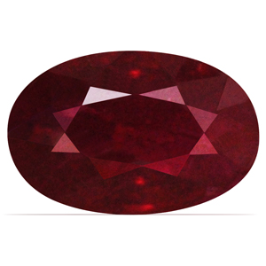 Ruby Oval 0.54 carat Red Photo