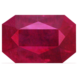 Ruby Emerald 0.69 carat Red Photo