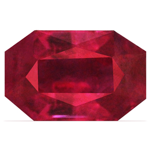 Ruby Emerald 0.54 carat Red Photo