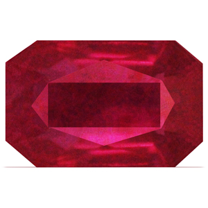 Ruby Emerald 0.57 carat Red Photo