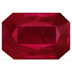 Ruby Emerald 0.59 carat Red Photo