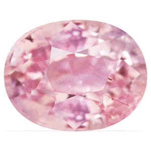 Sapphire Oval 0.84 carat Orange Pink Photo