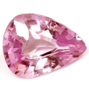 Sapphire Pear 1.29 carat Orange Pink Photo