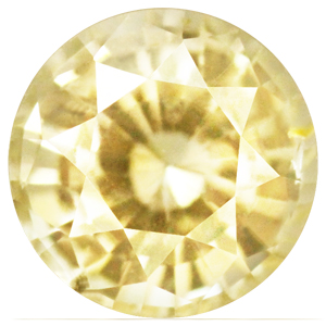 Sapphire Round 0.88 carat Yellow Photo